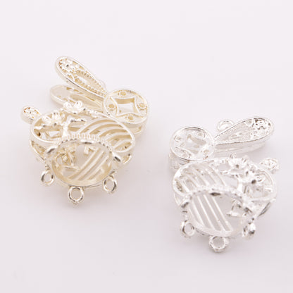 FS6012-Rabbit Metal Five Hooks