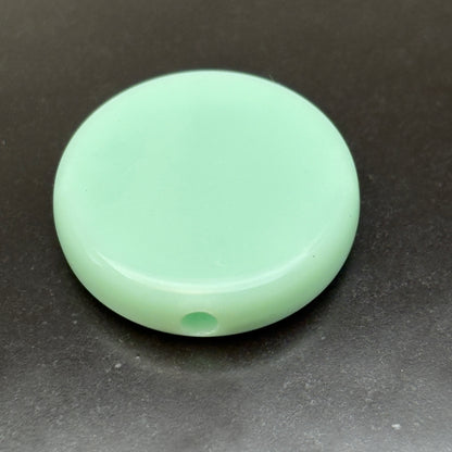 FS5454- 20mm Round Plate Based Beads, Round Plate Bottom Beads, Thickness 5mm, Fit Pen