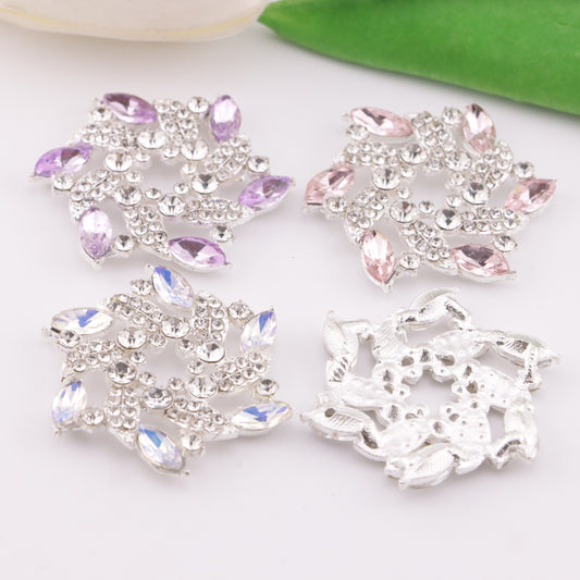 FS4863- Windmill Flowers, Alloy Charms Alloy Patches