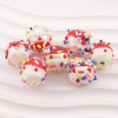 FS6036- 16mm Sweet Donut Acrylic Beads
