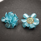 [KM6871]- 28mm 18 Petal Semi-Circle Flower Ball Charms
