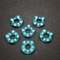 [KM5850]- 13mm Pearlescent Wavy Spacers, Acrylic Pearl Color Wavy Spacers Beads