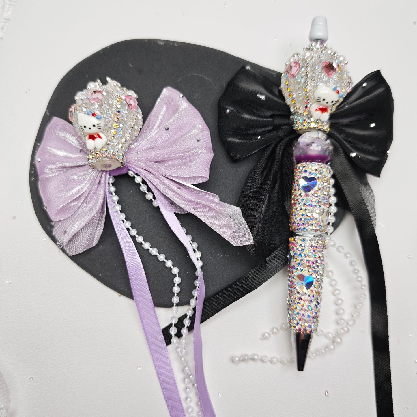 [KM6878]- 30mm HK 왕관 위에 앉은 열기구 장식 설탕 구슬