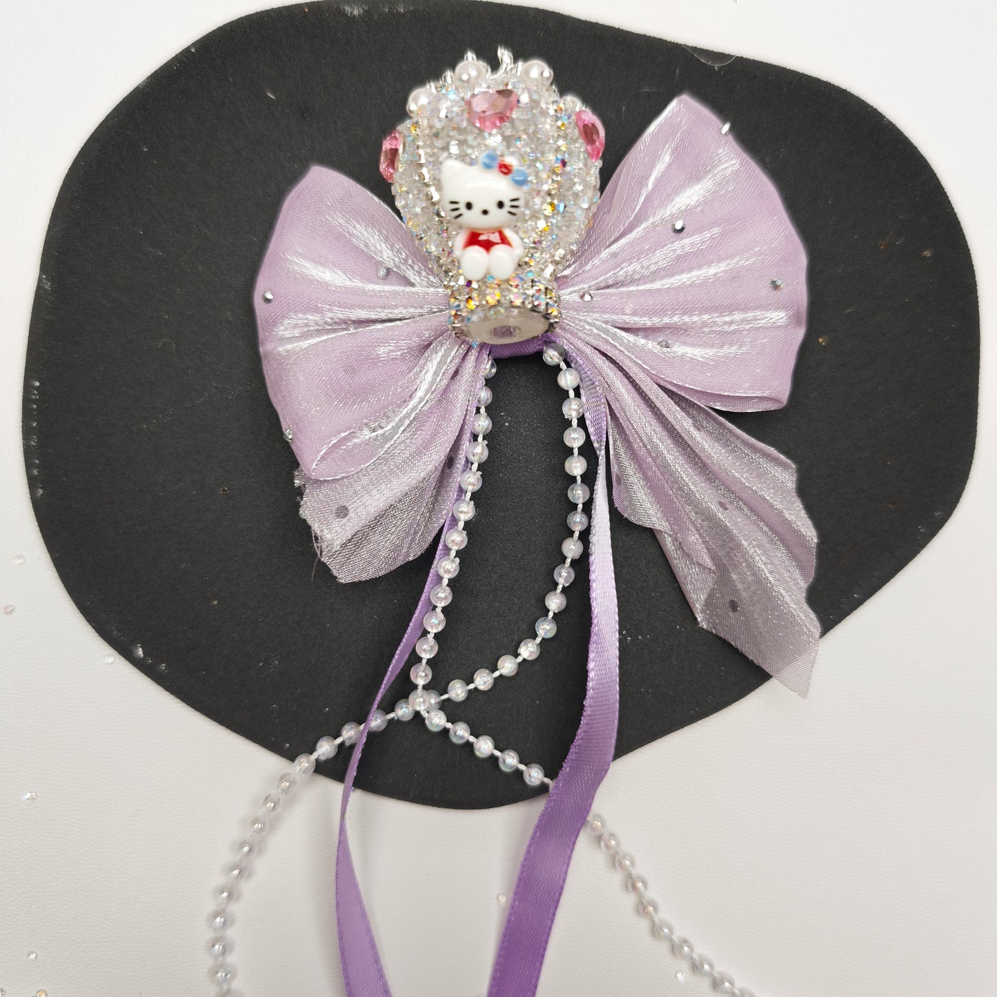 [KM6878]- 30mm HK 왕관 위에 앉은 열기구 장식 설탕 구슬