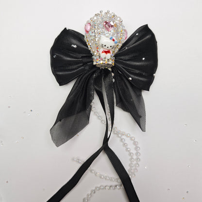 [KM6878]- 30mm HK 왕관 위에 앉은 열기구 장식 설탕 구슬