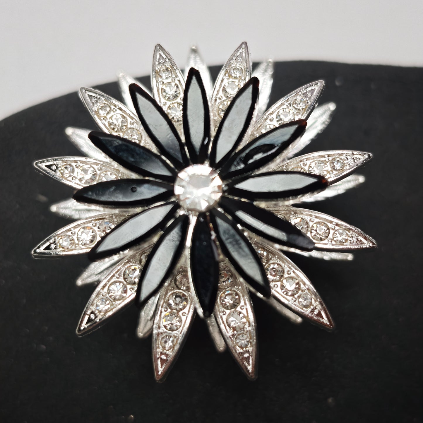 [KM6911]- 40mm Double Sided Spin Rotating, Sunflower Metal Fancy Beads