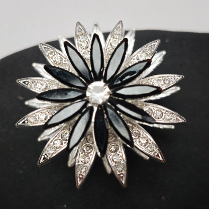 [KM6911]- 40mm Double Sided Spin Rotating, Sunflower Metal Fancy Beads