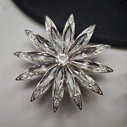 [KM6911]- 40mm Double Sided Spin Rotating, Sunflower Metal Fancy Beads