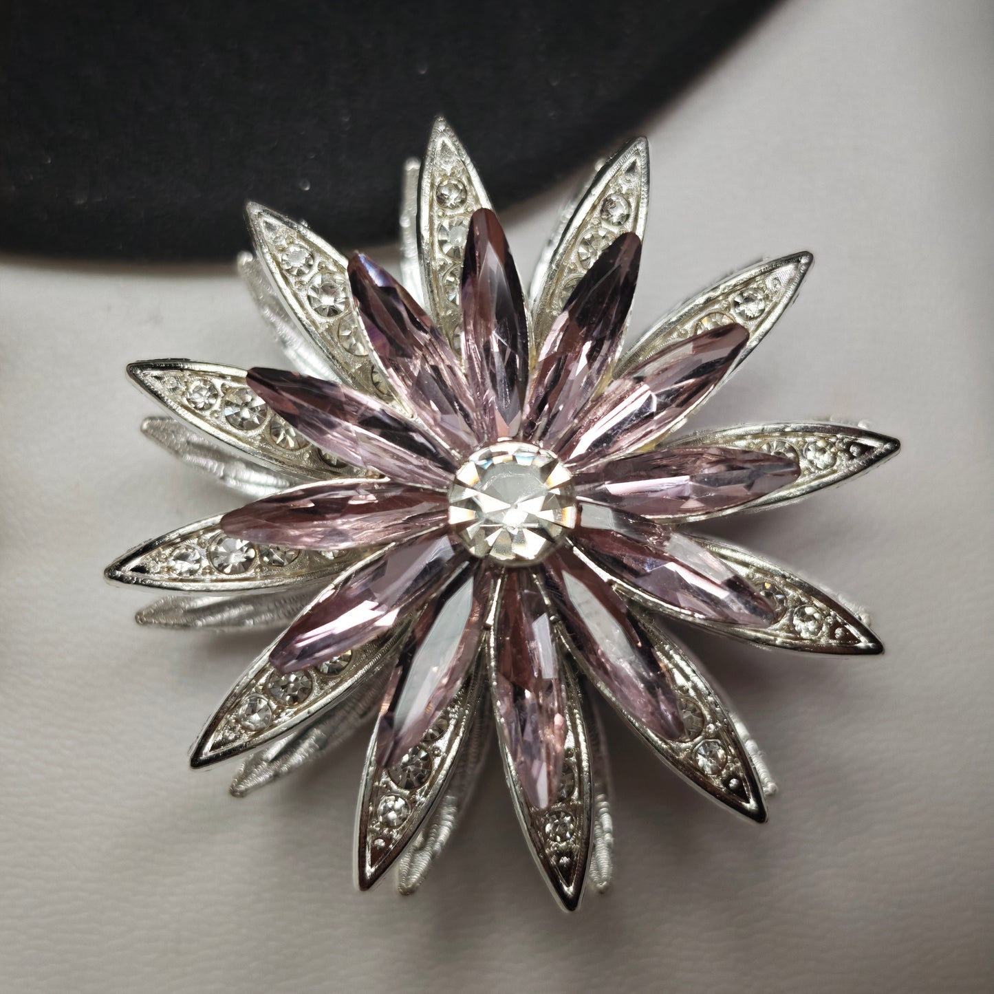 [KM6911]- 40mm Double Sided Spin Rotating, Sunflower Metal Fancy Beads