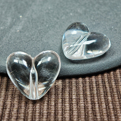 [KM6924]- 21mm*24mm Medium Szie Domed Heart Based Beads