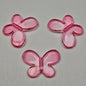 [KM0383]- 22mm*30mm Clear Middle Size Butterfly Based Beads