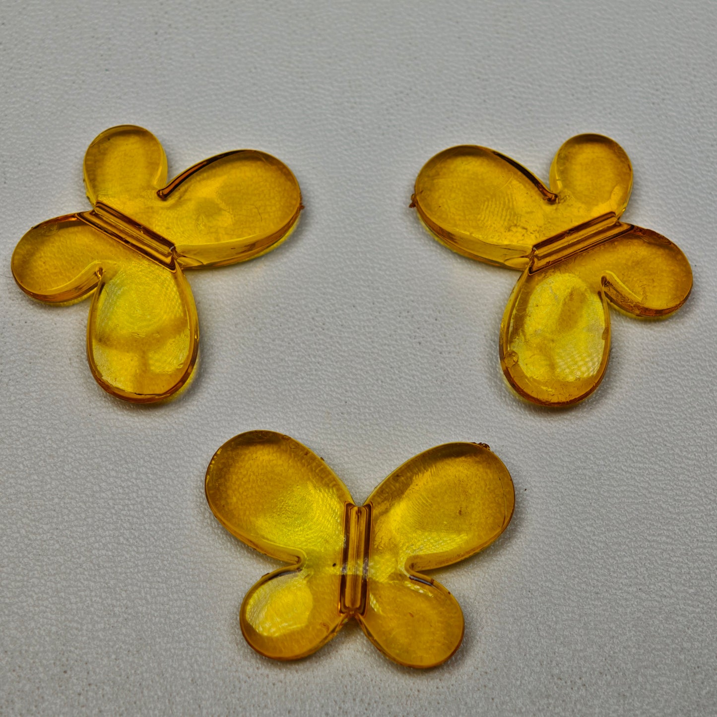 [KM0383]- 22mm*30mm Clear Middle Size Butterfly Based Beads