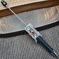 [KM6931]- Love Heart Diamond + Horse Eyes Crystal Diamonds With Chain Fancy Beadable Pens