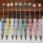 [KM6933]- 15cm Love Heart Rhinestone Full Diamonds Heavy Beaded Pens Beadable Pen