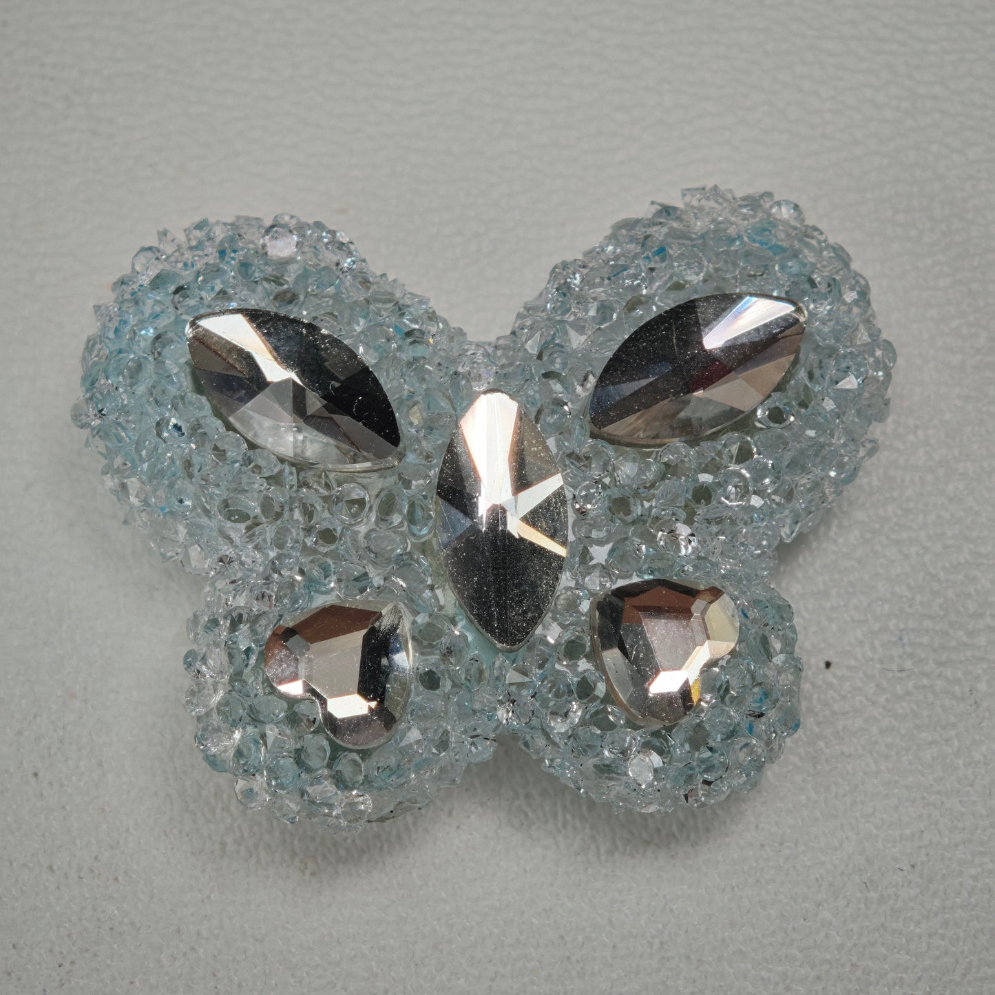 [KM6934]- 32mm*24mm Butterfly Crystal Diamonds Fancy Sugar Beads