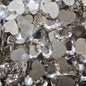 [KM6935]- 8.5mm*10mm Flat Bottom, Love Heart Shaped Crystal Diamonds, Glass Rhinestone Charms