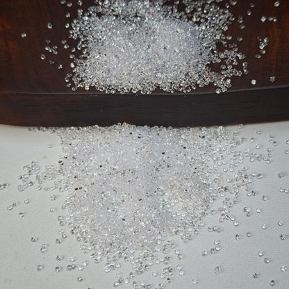 [KM1441]- (1.5mm Size) SS4 AB Color Sugar Crystal Diamonds, Mini Resin Rhinestone For Making Sugar Beads and Sugar Pens