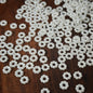 [KM6943]- 6mm Acrylic Pearl Spacers Rings, Fit Beadable Pens