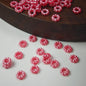 [KM6943]- 6mm Acrylic Pearl Spacers Rings, Fit Beadable Pens