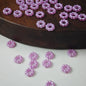 [KM6943]- 6mm Acrylic Pearl Spacers Rings, Fit Beadable Pens
