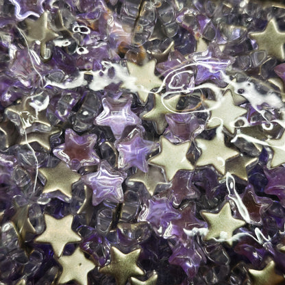 [KM6962]- 7.5mm Five-Pointed Star Crystal Diamonds, Flatback Rhinestone Nail Charms