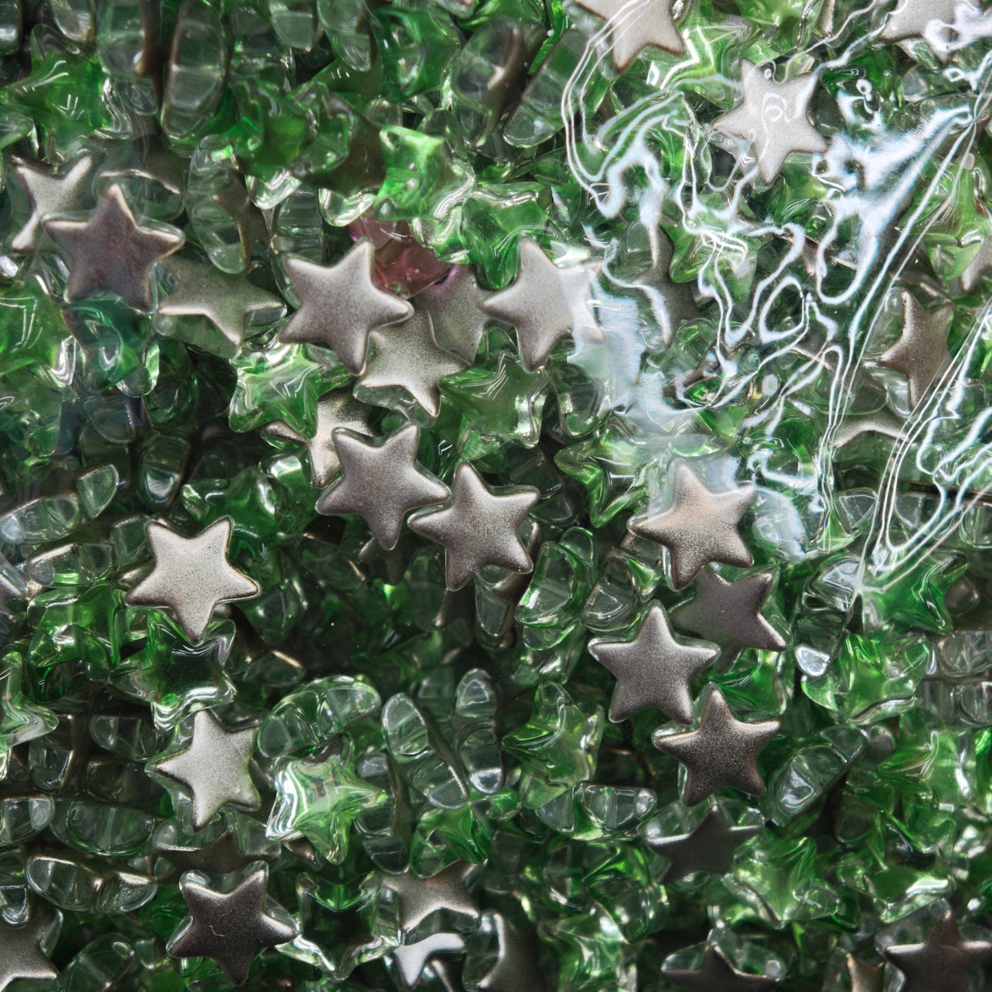 [KM6962]- 7.5mm Five-Pointed Star Crystal Diamonds, Flatback Rhinestone Nail Charms