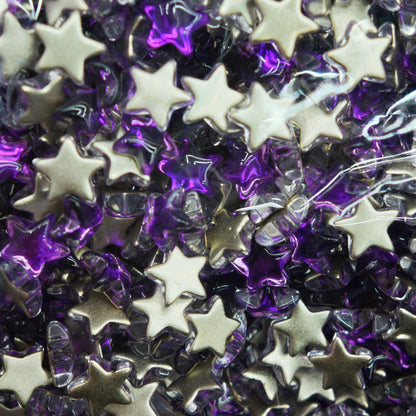 [KM6962]- 7.5mm Five-Pointed Star Crystal Diamonds, Flatback Rhinestone Nail Charms