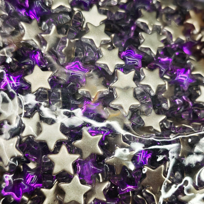 [KM6962]- 7.5mm Five-Pointed Star Crystal Diamonds, Flatback Rhinestone Nail Charms