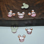 [KM6949]- 9mm*10mm M Mickey Head Crystal Diamonds Nail Art Charms