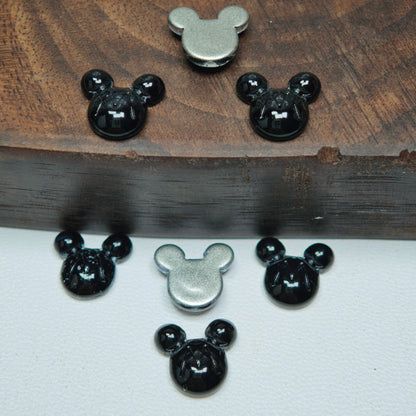 [KM6949]- 9mm*10mm M Mickey Head Crystal Diamonds Nail Art Charms