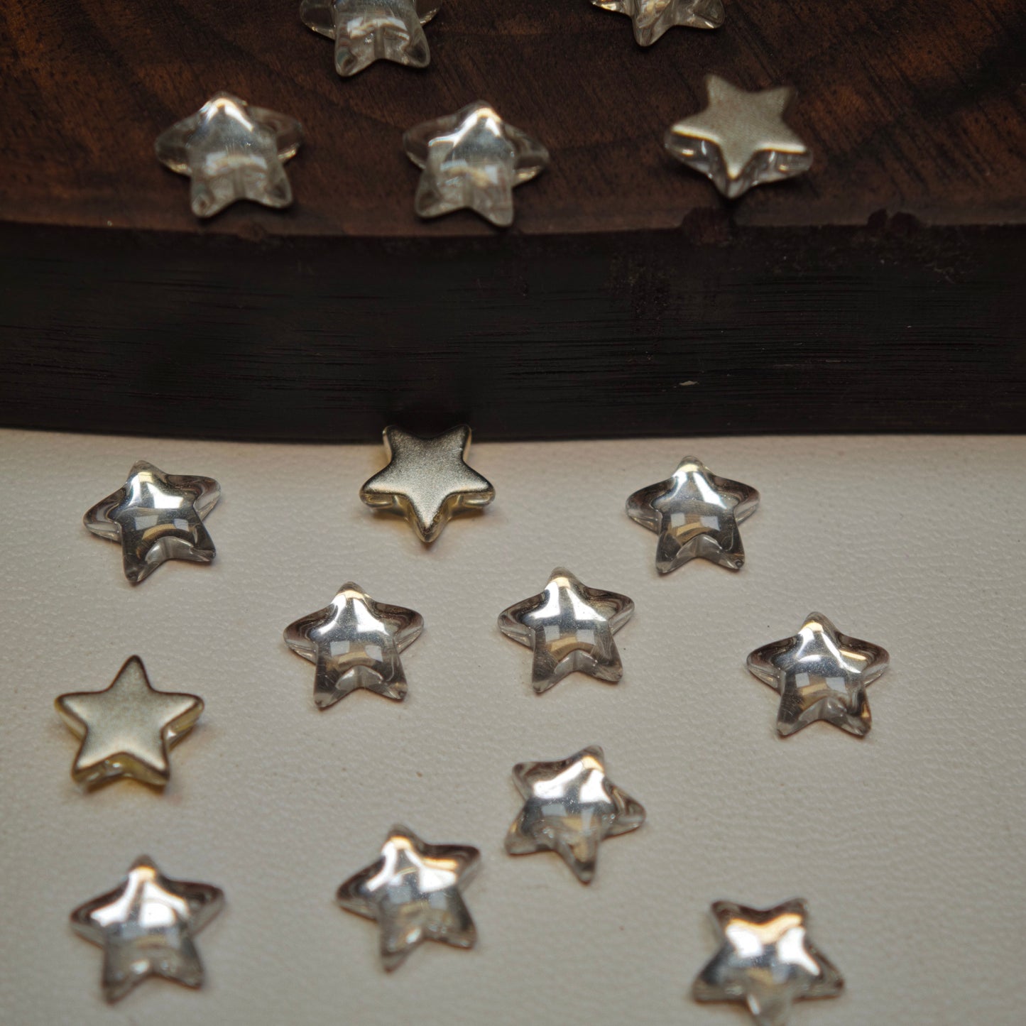 [KM6962]- 7.5mm Five-Pointed Star Crystal Diamonds, Flatback Rhinestone Nail Charms