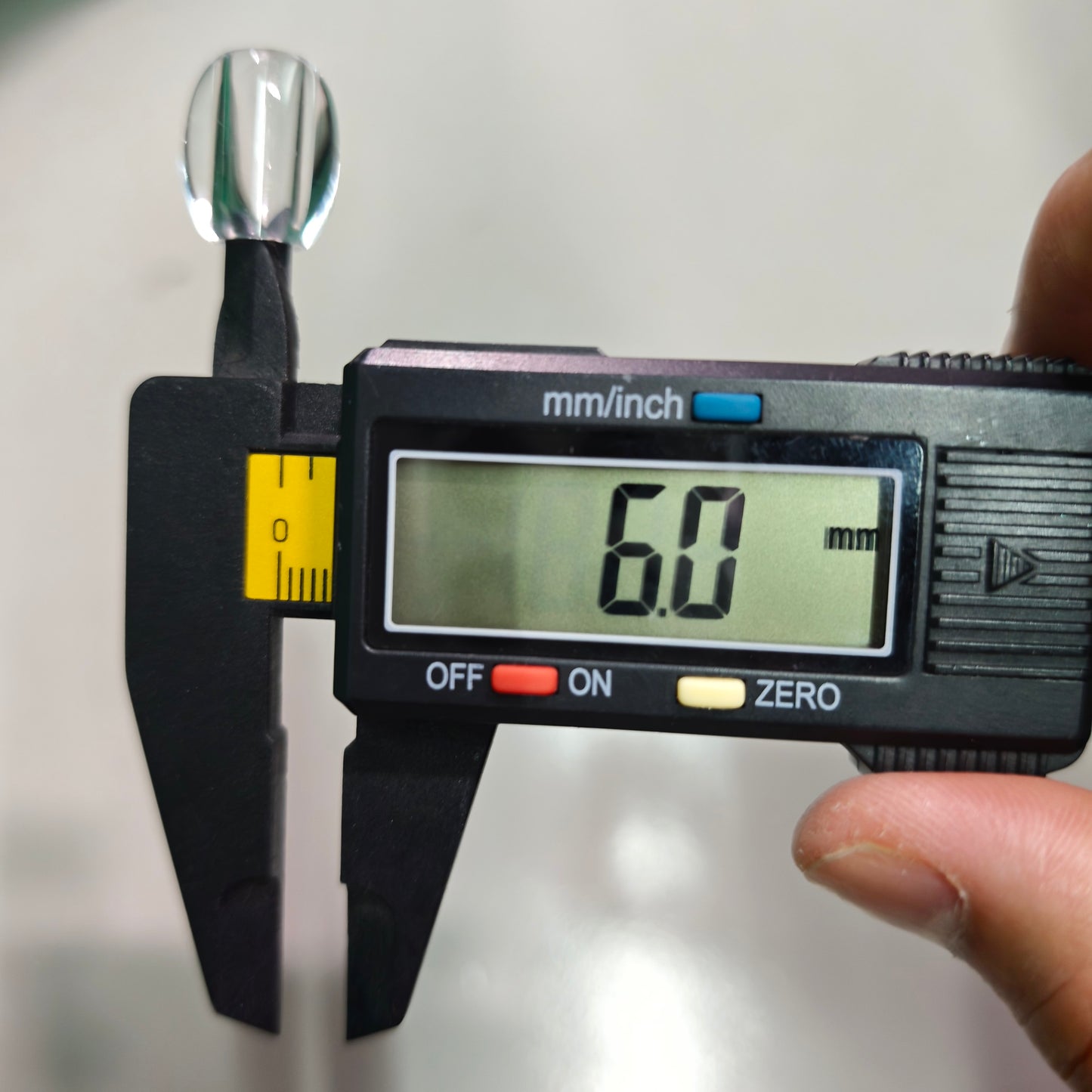 [KM6967]- 16mm*13.5mm、穴：6mm、ビッグホールクリアアクリルビーズ