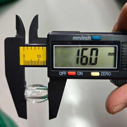 [KM6967]- 16mm*13.5mm、穴：6mm、ビッグホールクリアアクリルビーズ