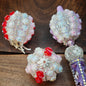 Video- [KM6968]- 34mm Colourful Luminous Rose Flower Fancy Beads