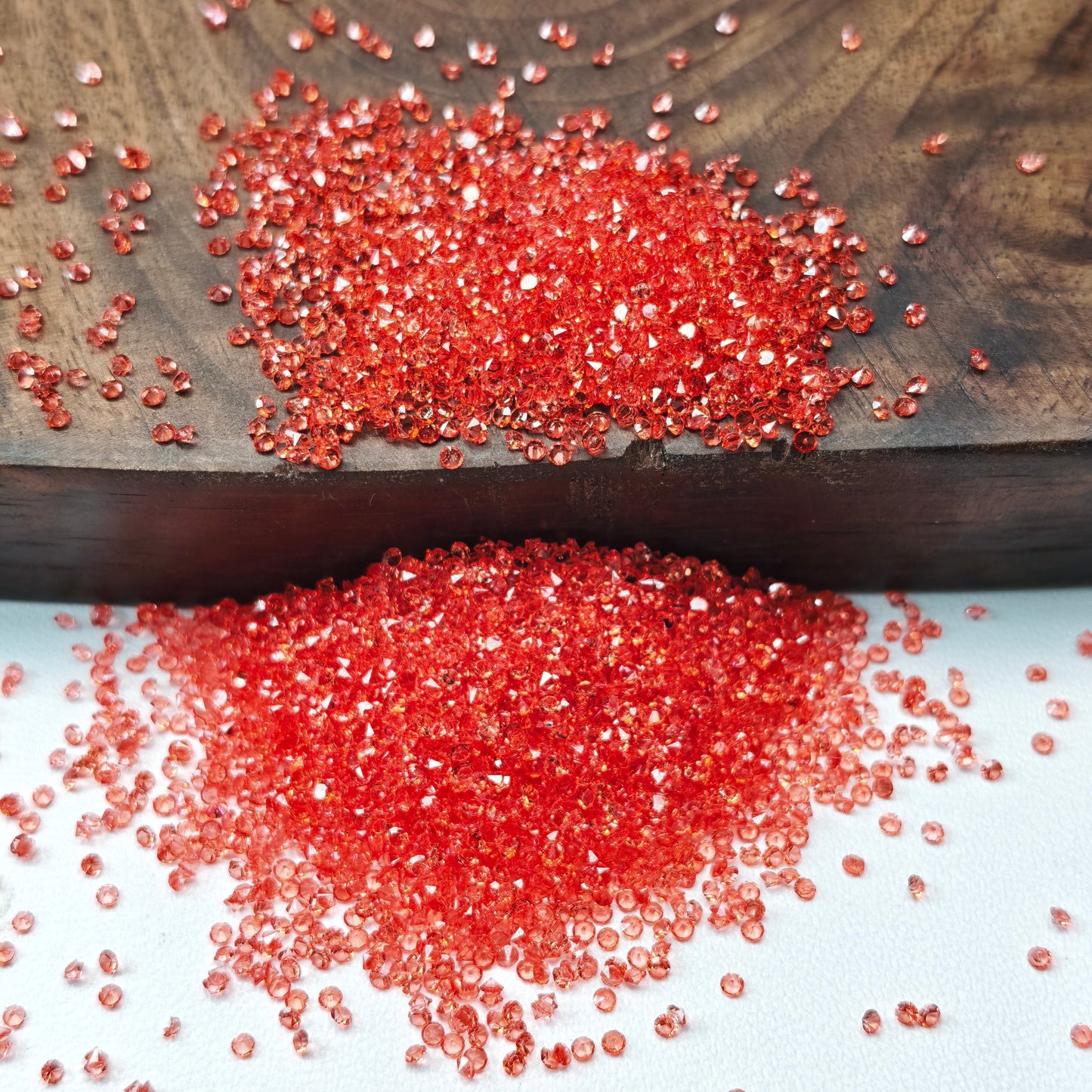 [KM6972]- 1.5mm, SS4, Mini Clear Color Resin Sugar Diamonds, Pointed Bottom Rhinestone, For DIY Fancy Beads and Beadable Pens