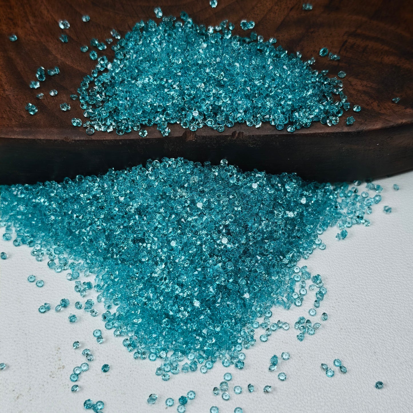 [KM6972]- 1.5mm, SS4, Mini Clear Color Resin Sugar Diamonds, Pointed Bottom Rhinestone, For DIY Fancy Beads and Beadable Pens
