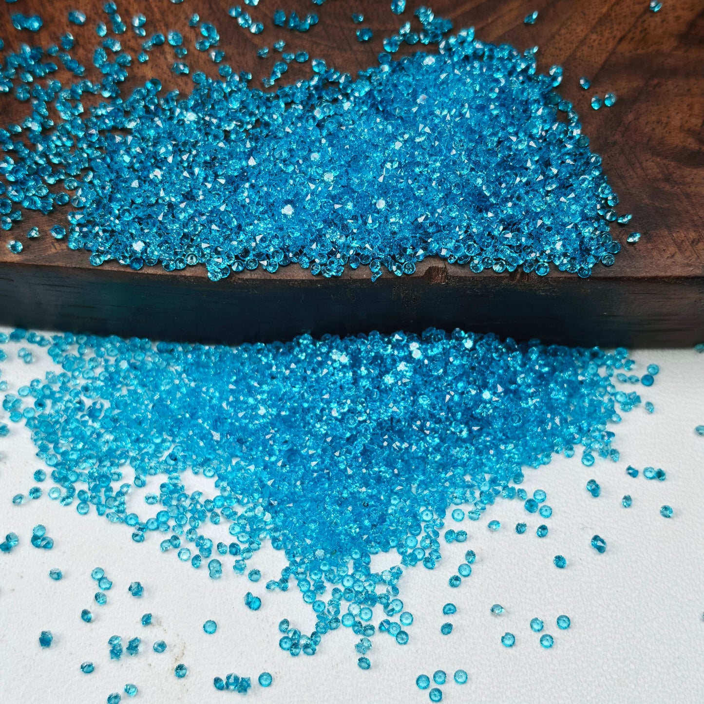 [KM6972]- 1.5mm, SS4, Mini Clear Color Resin Sugar Diamonds, Pointed Bottom Rhinestone, For DIY Fancy Beads and Beadable Pens