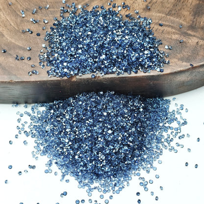 [KM6972]- 1.5mm, SS4, Mini Clear Color Resin Sugar Diamonds, Pointed Bottom Rhinestone, For DIY Fancy Beads and Beadable Pens