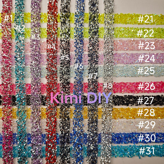 [KM6973]- Tape Width:1.2cm, Resin Diamonds 12mm Nano Tapes Wraps, For DIY Beads or Pens
