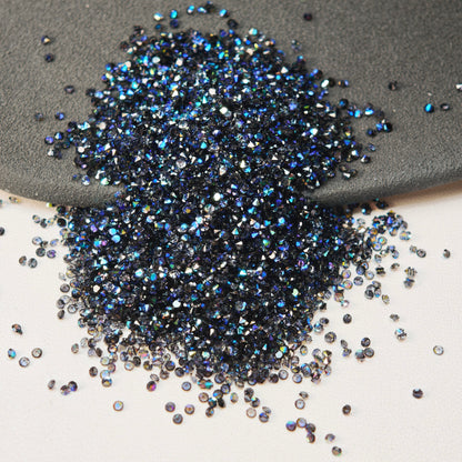 [KM1441]- (1.5mm Size) SS4 AB Color Sugar Crystal Diamonds, Mini Resin Rhinestone For Making Sugar Beads and Sugar Pens