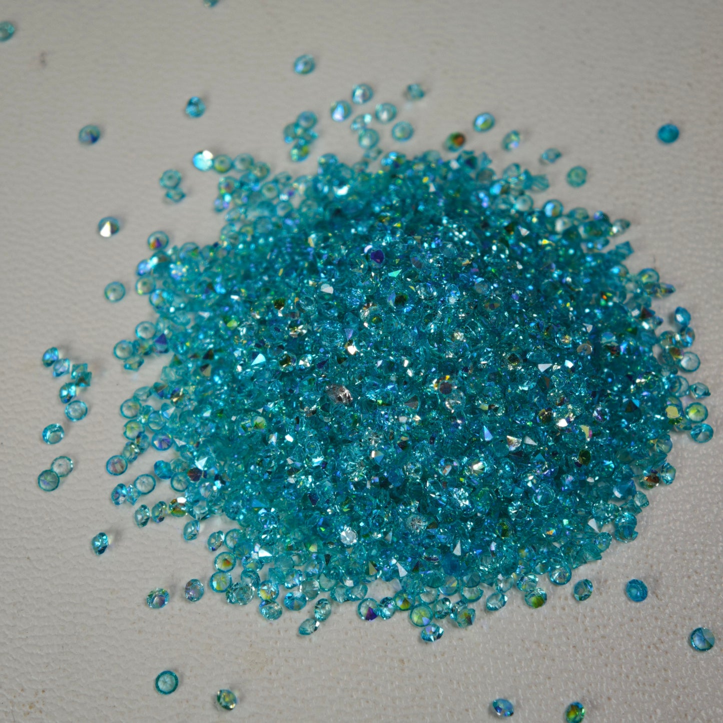 [KM1441]- (1.5mm Size) SS4 AB Color Sugar Crystal Diamonds, Mini Resin Rhinestone For Making Sugar Beads and Sugar Pens
