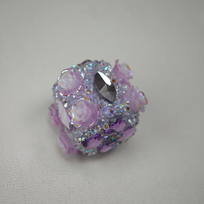 [KM6977]- 22mm Heart Flower Fancy Sugar Beads