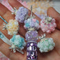 Video- [KM6980]- 25mm Crown Luminous Rose Flower Fancy Beads