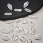[KM6982]- 6mm*12mm Resin Horse Eyes Flower Petal Charms