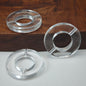 [KM6985]- 27mm Clear Flat Round Rings Based Beads, Inner Ring:15mm, Thickness:5.3mm
