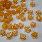 [KM6987]- 8mm UV Neon Color Luminous Roae Flower Charms