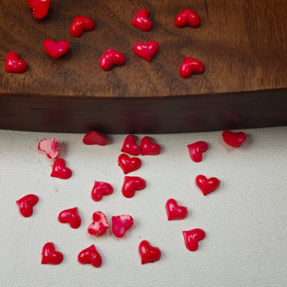 [KM6988]- 5mm Small Love Heart Resin Nails Charms