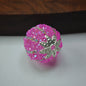 Video- [KM6992]- 23.5mm Neon Orange Color Pumpkin Fancy Sugar Beads