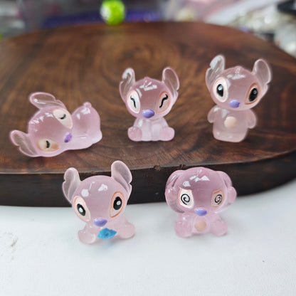 [KM7005]- 5 Pieces/Set Luminous Stitch Ornament Charms