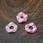 [KM5850]- 13mm Pearlescent Wavy Spacers, Acrylic Pearl Color Wavy Spacers Beads